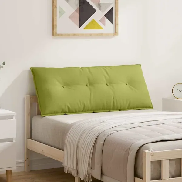 Coussin de Dos Vert clair 120 x 19 x 50 cm tissu