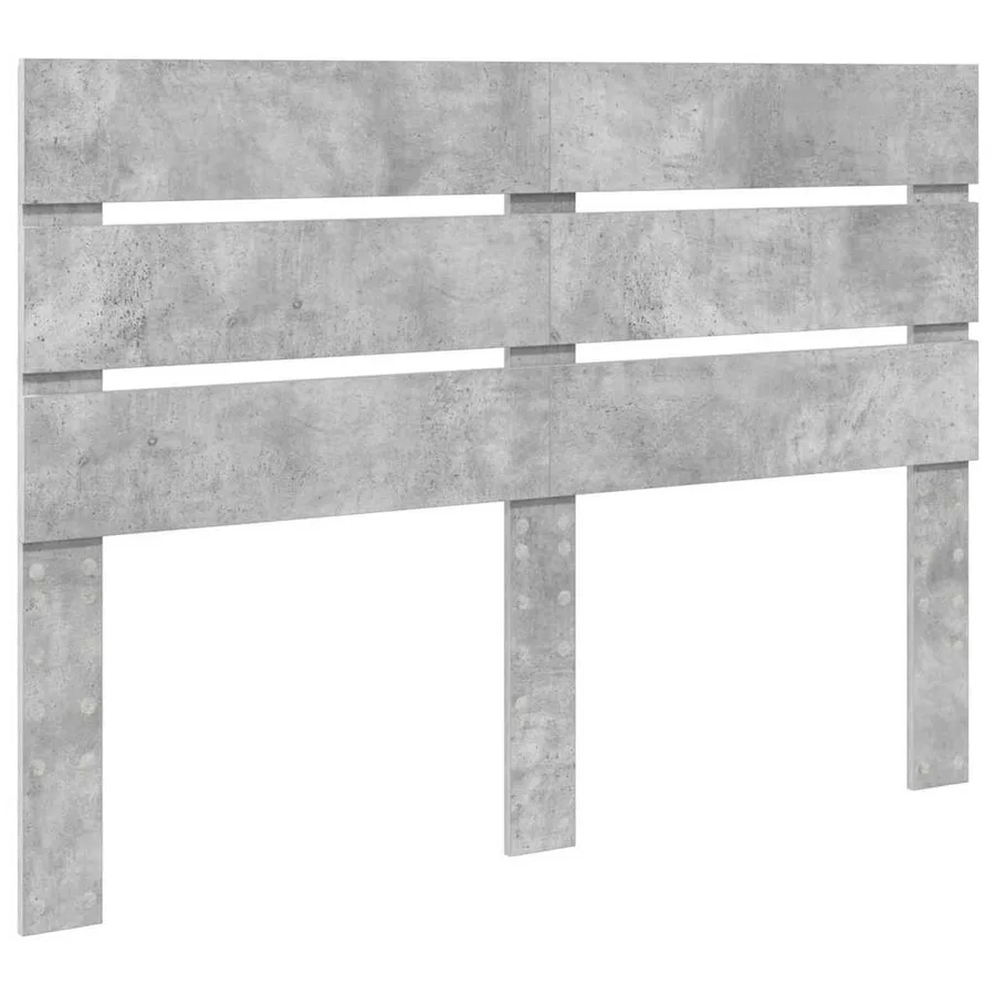 Tête de lit Gris béton Bois d'ingénierie - 2