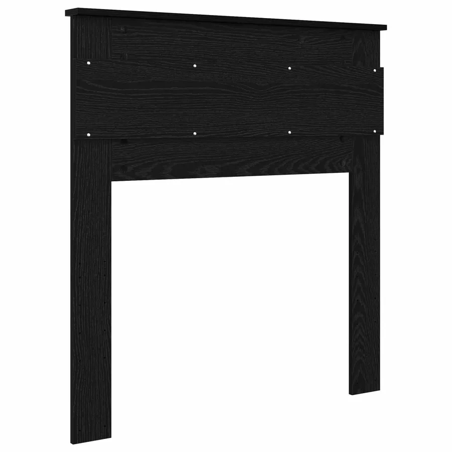 Tête de lit Chêne noir Bois d'ingénierie - 6