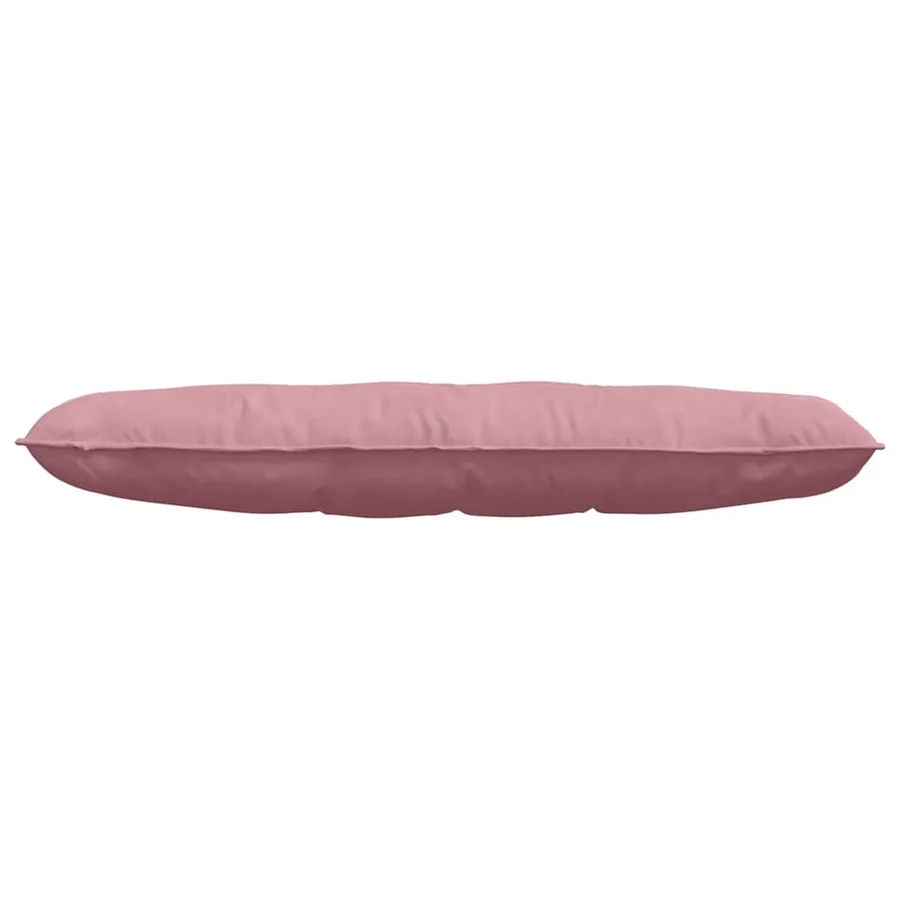 Coussin de Dos Rose 140 x 50 cm Tissu en velours côtelé - 5