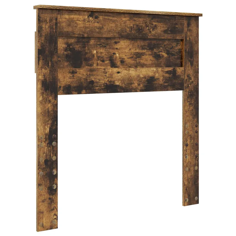 Lit de Rangement Chêne fumé 75 x 190 cm Bois d'ingénierie - 7