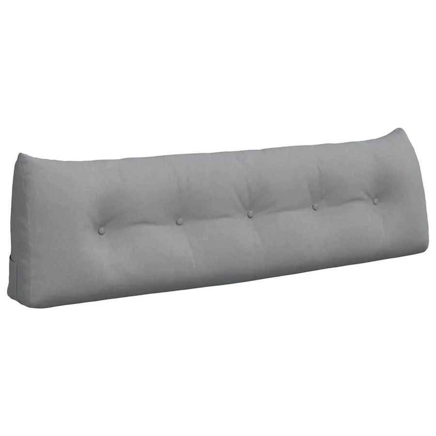Coussin de Dos Gris clair 160 x 24 x 50 cm tissu - 2