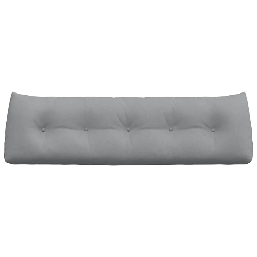 Coussin de Dos Gris clair 160 x 24 x 50 cm tissu - 6
