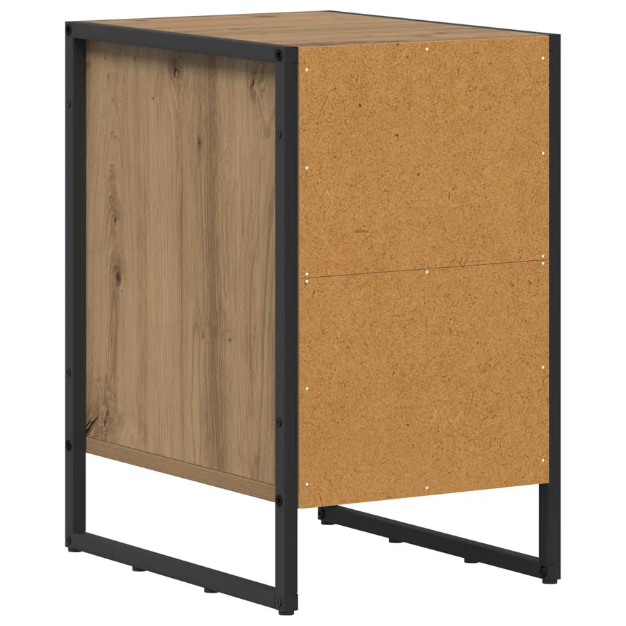 Table de chevet Chêne artisan 39.5 x 30 x 50 cm - 7