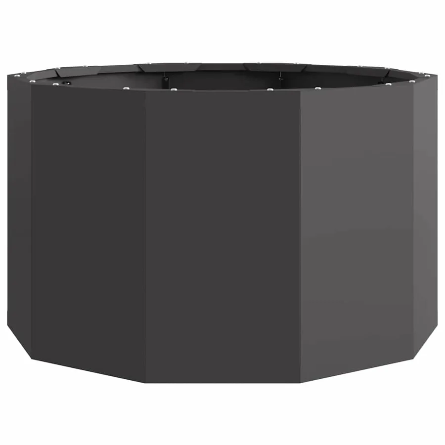 Jardinière Noir 60 x 60 x 35 cm Acier - 5