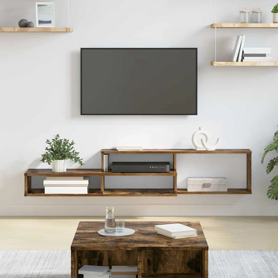 SupportmuralpourTV 150x25x28,5cm Bois d'ingénierie
