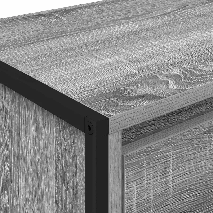 Meuble TV Gris Sonoma 100 x 36 x 49.5 cm Bois d'ingénierie - 9