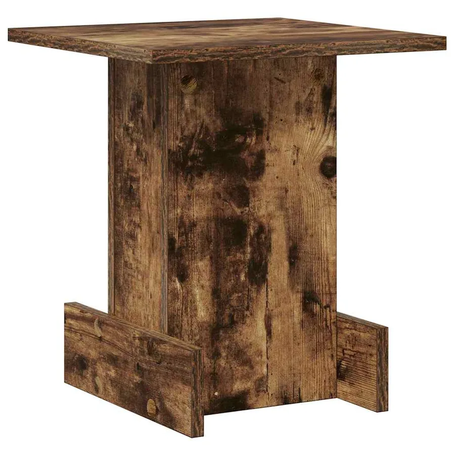 Table d'appoint Chêne fumé 35,5 x 35 x 40 cm Bois d'ingénierie - 2