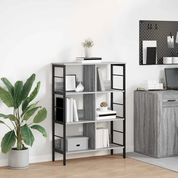 Étagère Gris Sonoma 82 x 32 x 112 cm Bois d'ingénierie