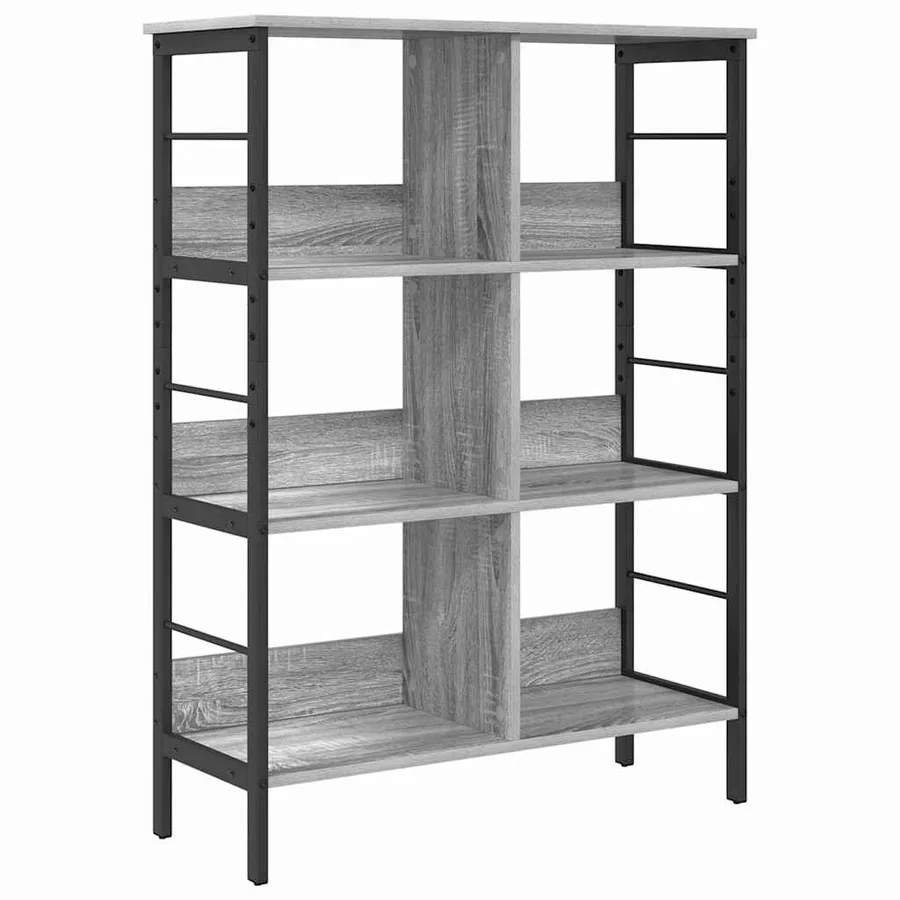 Étagère Gris Sonoma 82 x 32 x 112 cm Bois d'ingénierie - 2