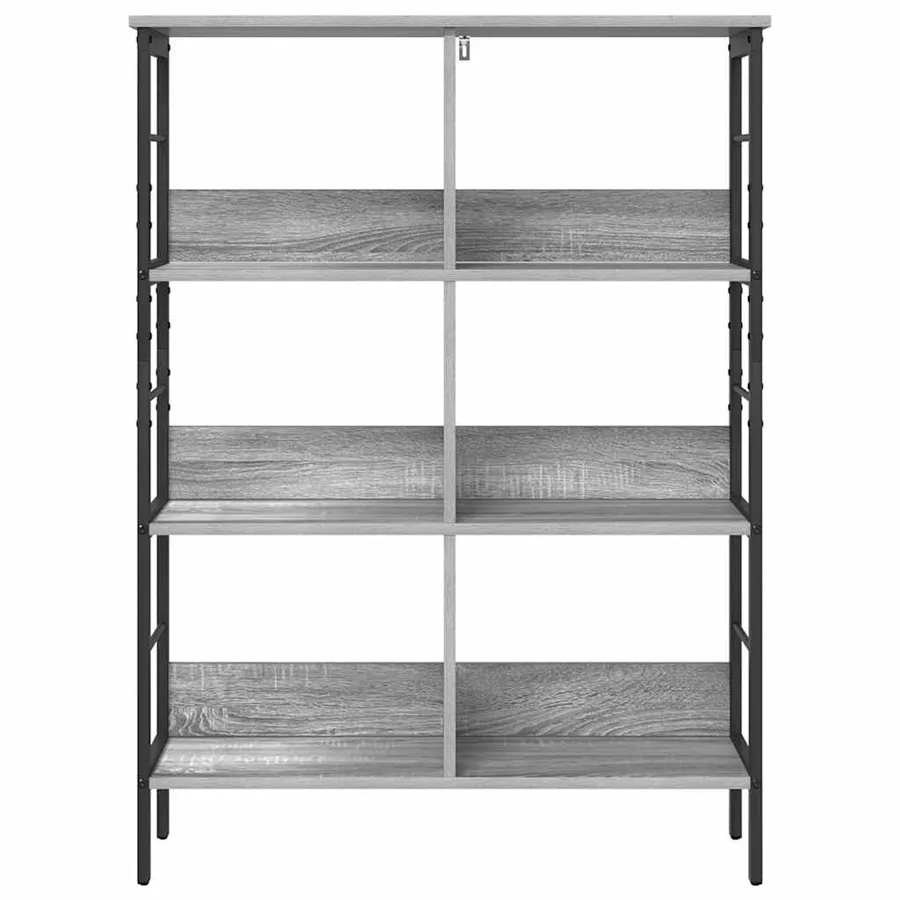 Étagère Gris Sonoma 82 x 32 x 112 cm Bois d'ingénierie - 5