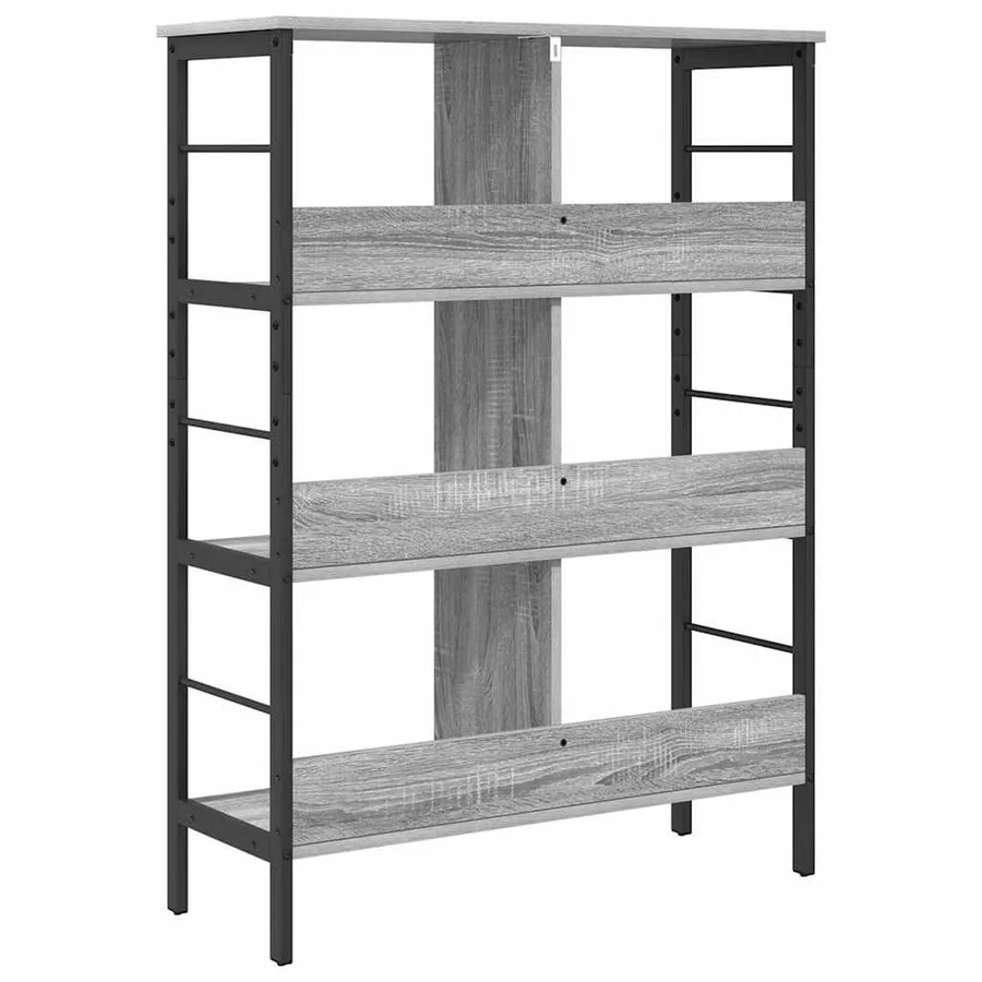 Étagère Gris Sonoma 82 x 32 x 112 cm Bois d'ingénierie - 7