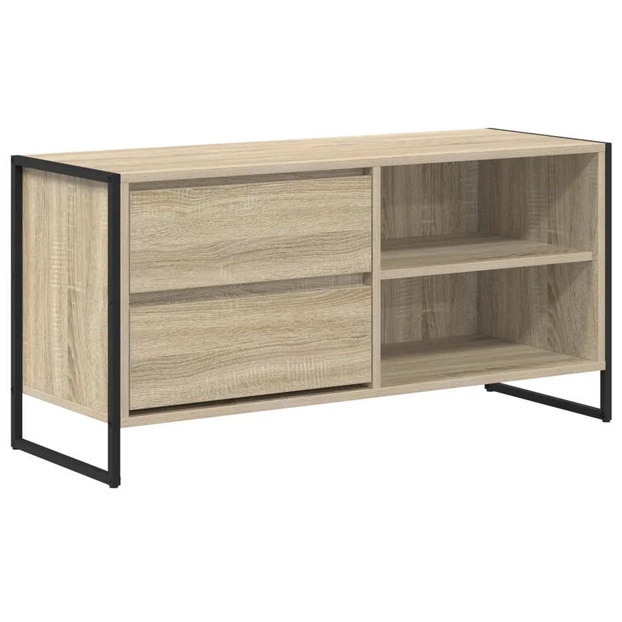Meuble TV Sonoma 100 x 36 x 49,5 cm Bois d'ingénierie - 2