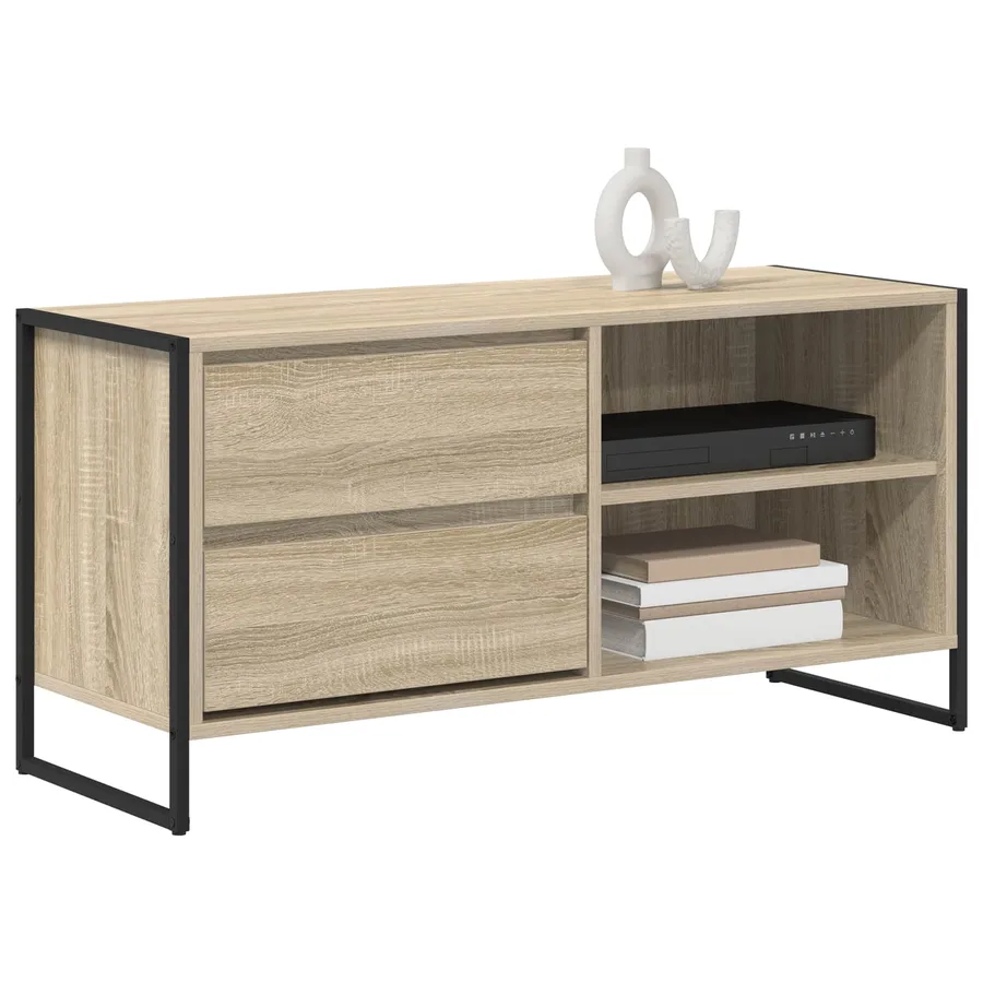 Meuble TV Sonoma 100 x 36 x 49,5 cm Bois d'ingénierie - 3
