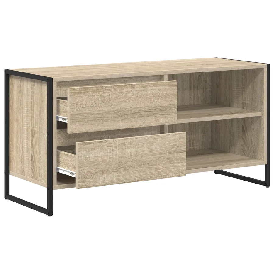 Meuble TV Sonoma 100 x 36 x 49,5 cm Bois d'ingénierie - 5