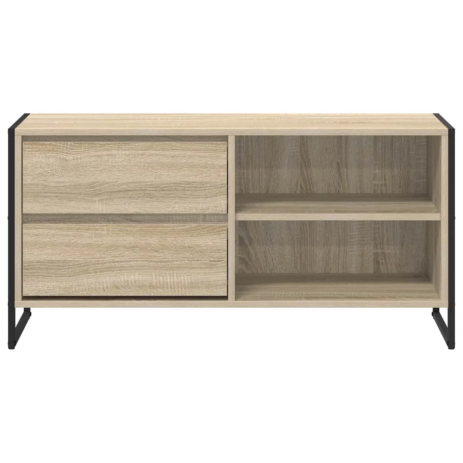 Meuble TV Sonoma 100 x 36 x 49,5 cm Bois d'ingénierie - 6