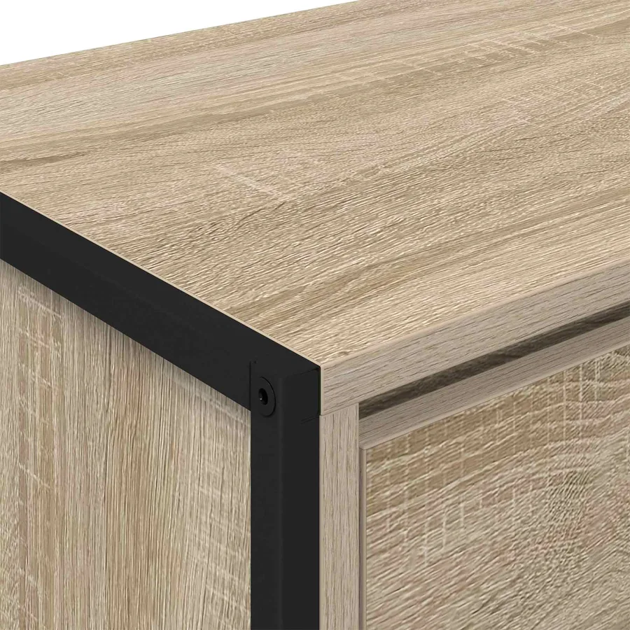 Meuble TV Sonoma 100 x 36 x 49,5 cm Bois d'ingénierie - 9