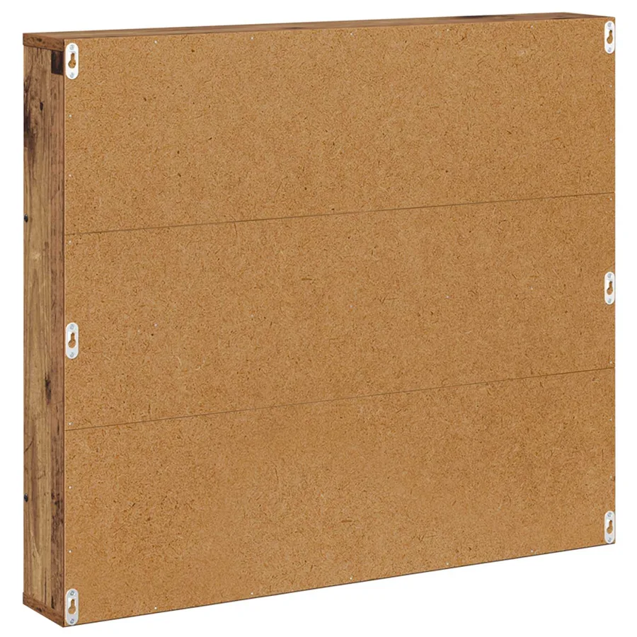 Étagère à magazines avec étagère Bois ancien 80 x 12 x 70 cm - 7