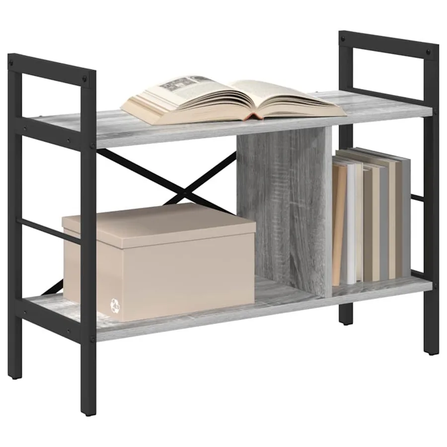 Étagère Gris Sonoma 75 x 30 x 58,5 cm Bois d'ingénierie - 3
