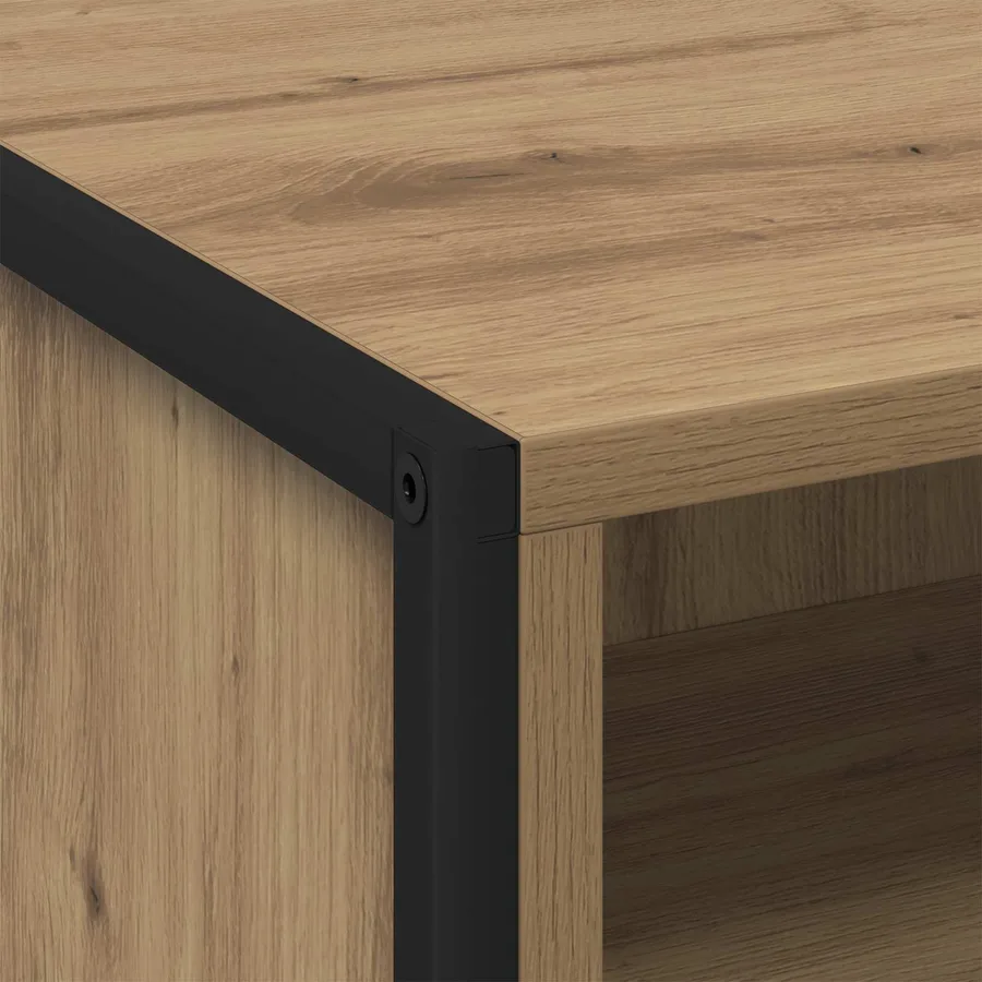 Table de chevet 2 pc Chêne artisan 50 x 39,5 x 50 cm - 9