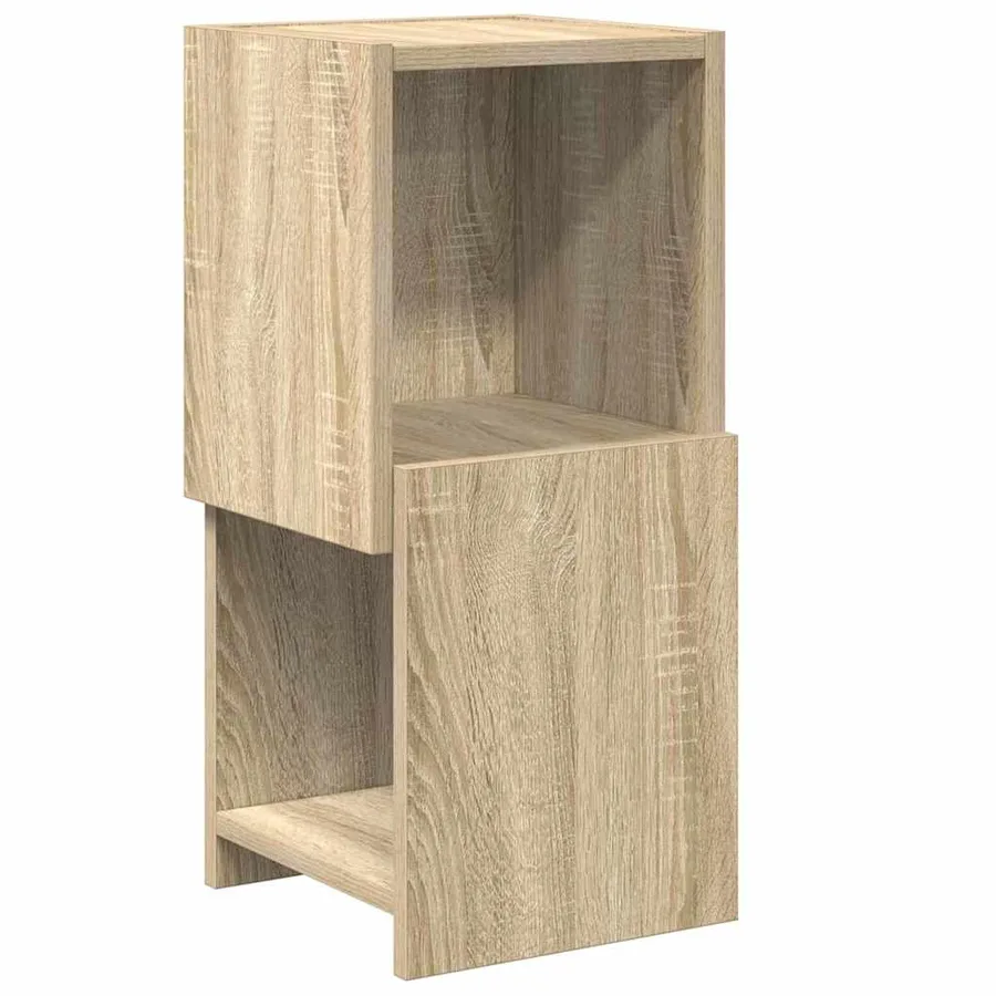 Meuble d'angle Chêne Sonoma 25,5x25x55cm Bois d'ingénierie - 2