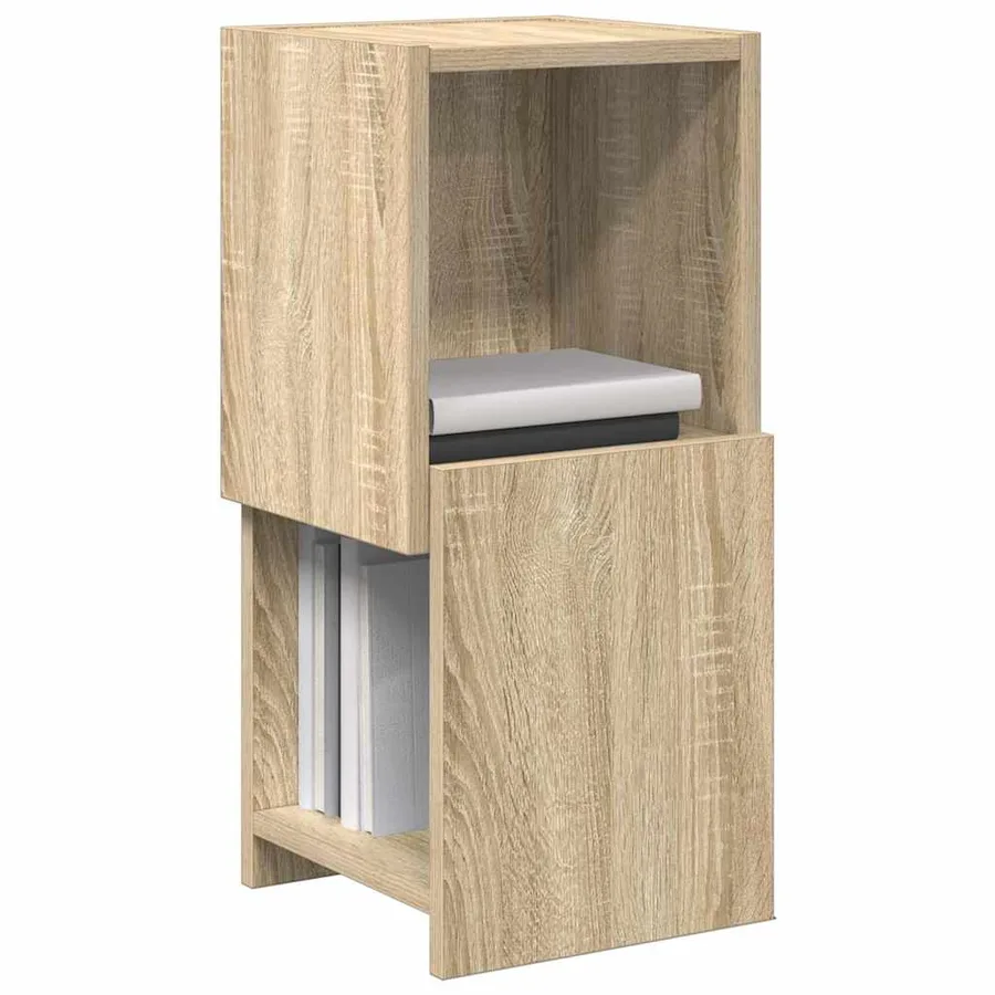 Meuble d'angle Chêne Sonoma 25,5x25x55cm Bois d'ingénierie - 3