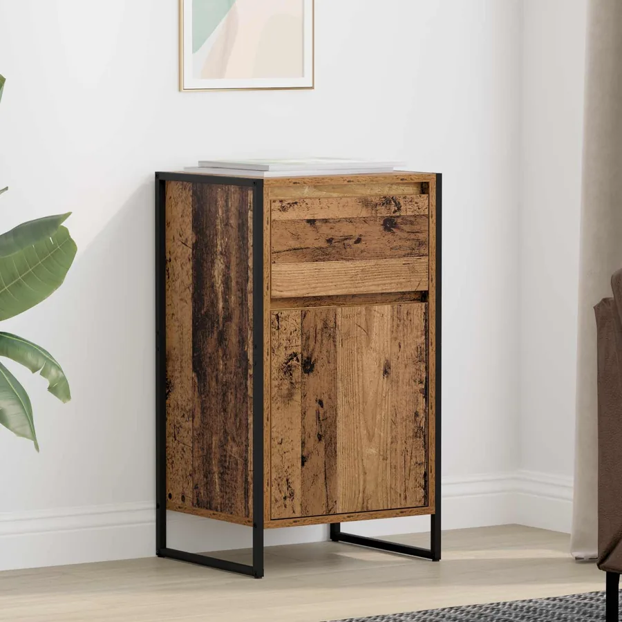 Buffet Bois Ancien 43 x 36 x 75,5 cm Bois d'ingénierie