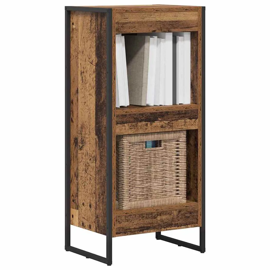 Bibliothèque Bois Ancien 40 x 30 x 86,5 cm Bois d'ingénierie - 3