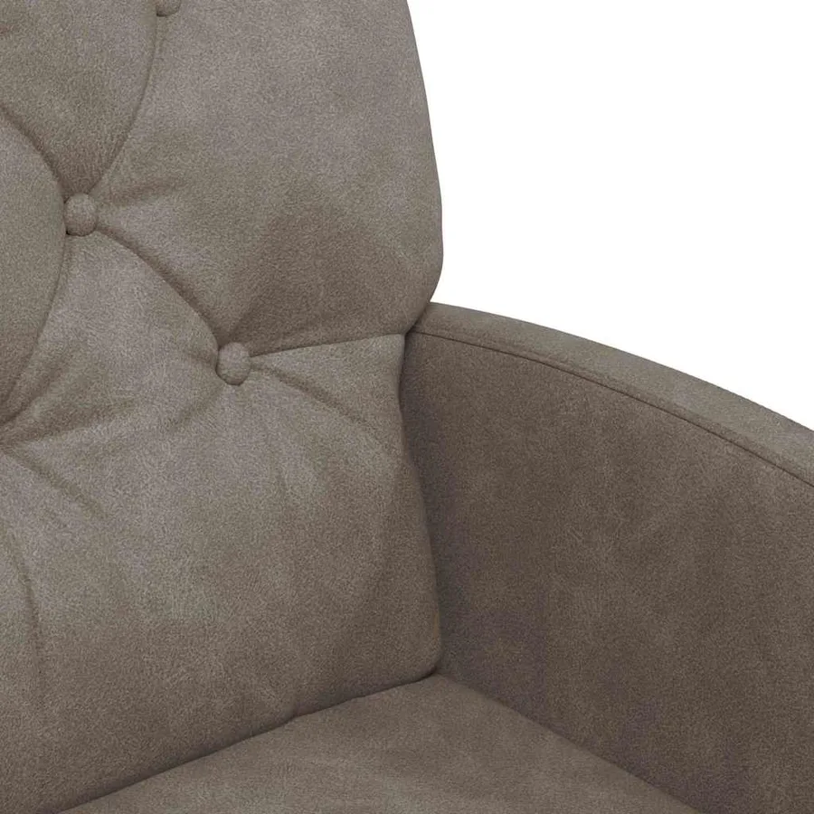Chaises de Salle à Manger avec Roues 2 pcs Gris 58 x 67 x 97 cm - 7
