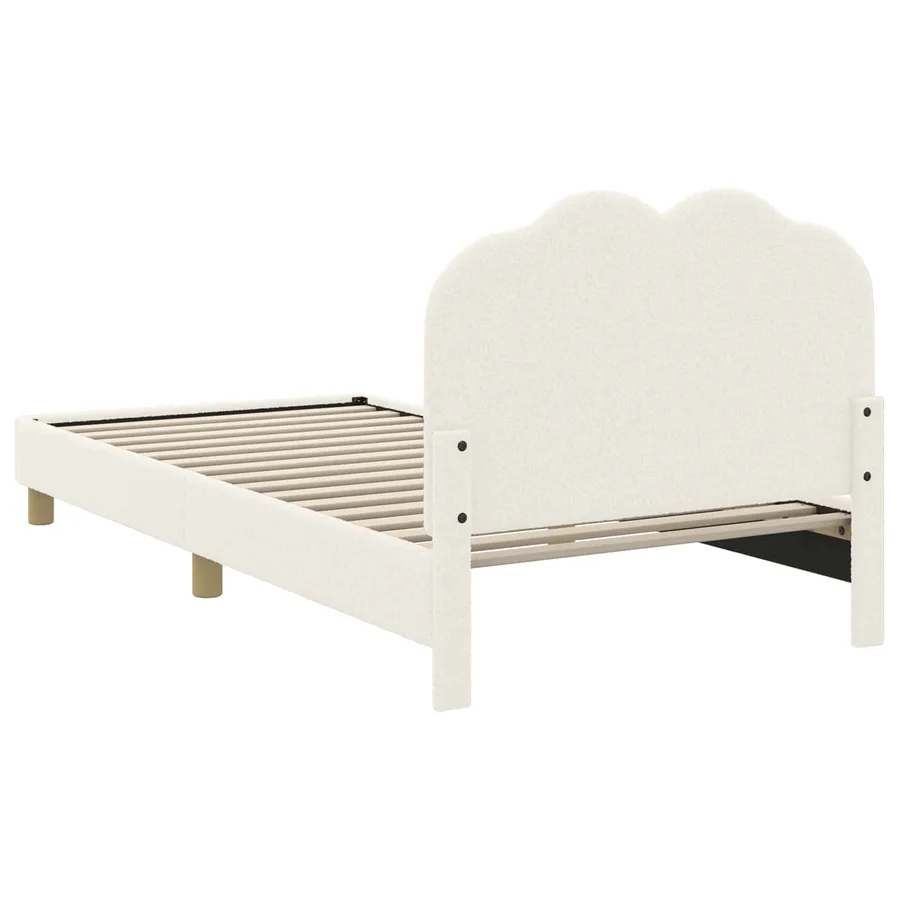 Cadre de lit pour enfants avec tête de lit Crème 80 x 200 cm - 7