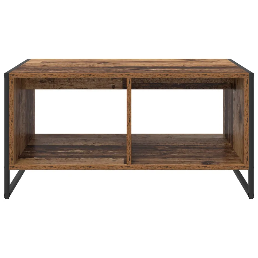 Table basse Bois Ancien 80 x 50 x 40 cm Bois d'ingénierie - 5
