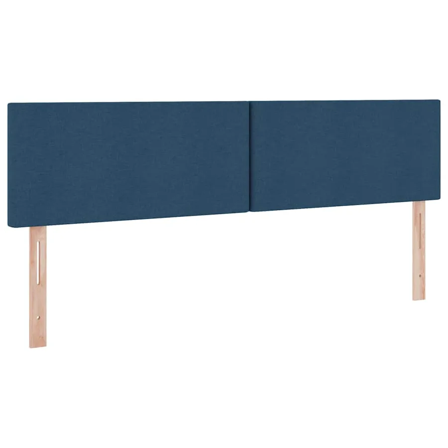 Lit de rangement LED avec matelas Bleu 180 x 200 cm Tissu - 8