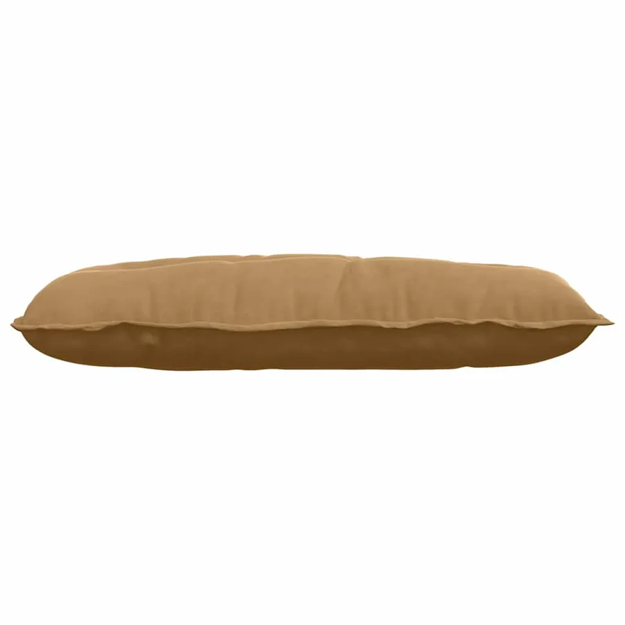 Coussin de Dos Marron 100 x 50 cm Tissu en velours côtelé - 5