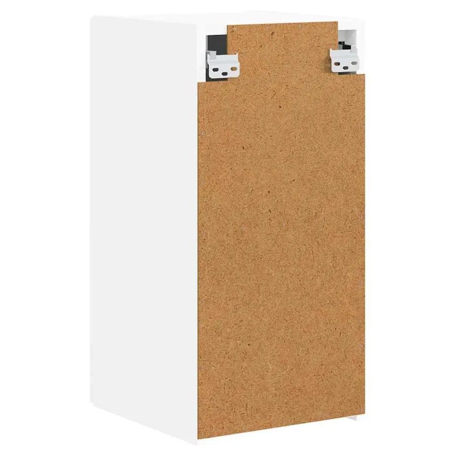 Meuble TV mural 2 pcs Blanc 30 x 31 x 60 cm Bois d'ingénierie - 9