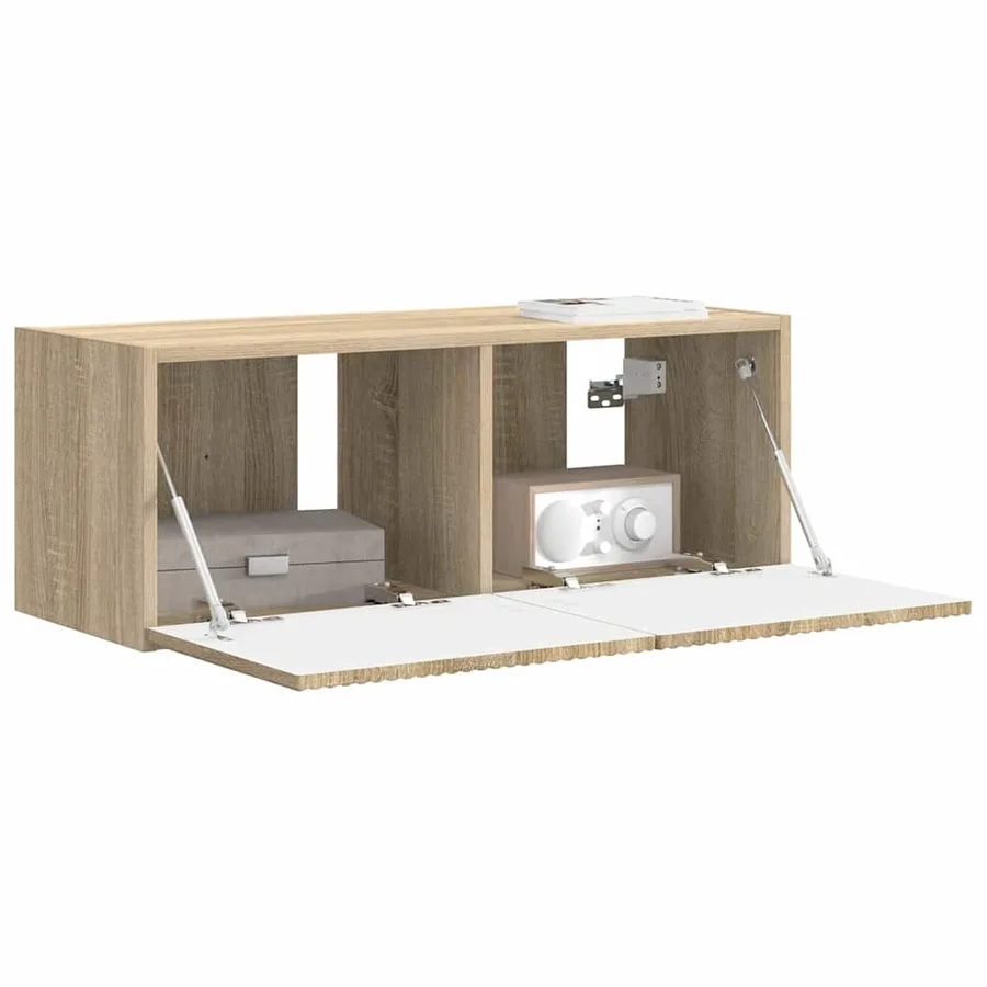 Meuble TV mural Sonoma 78,5 x 31 x 29,5 cm Bois d'ingénierie - 3