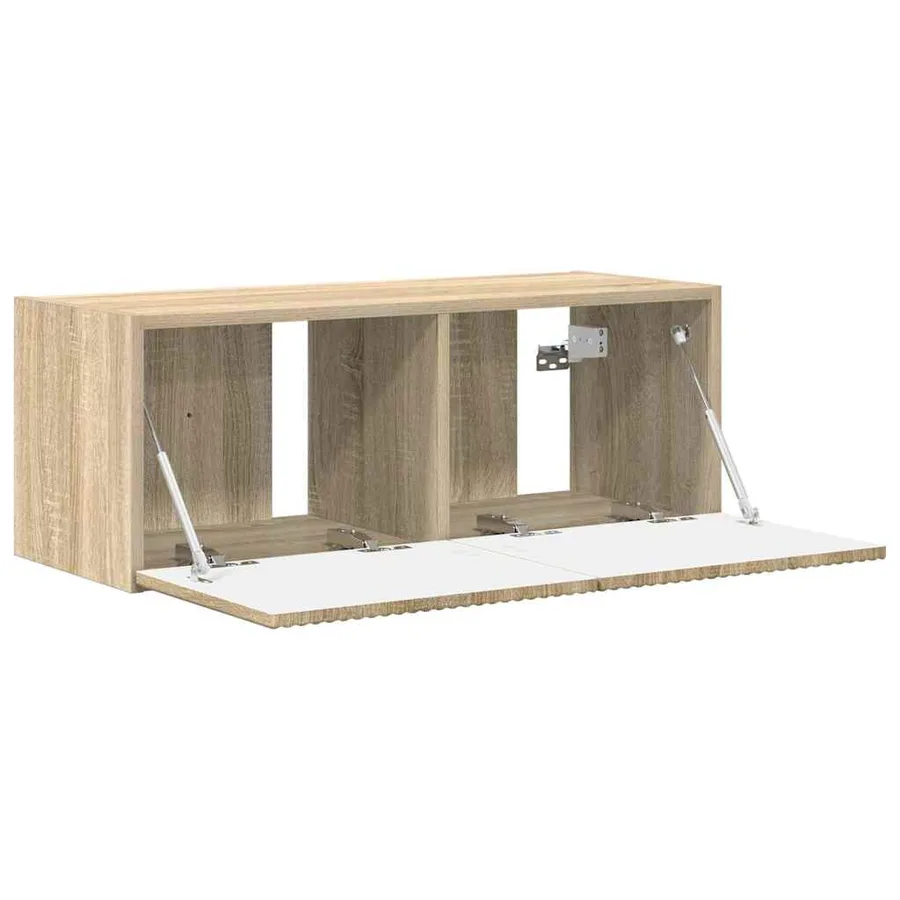 Meuble TV mural Sonoma 78,5 x 31 x 29,5 cm Bois d'ingénierie - 5