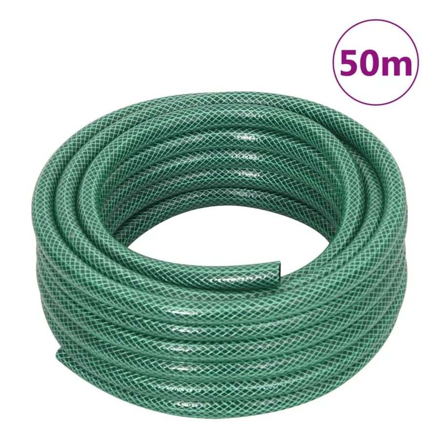 Tuyau d'arrosage vert 0,5" 50 m PVC - 5