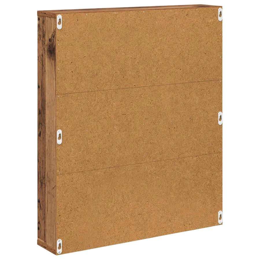 Étagère à magazines avec étagère Bois ancien 60 x 12 x 70 cm - 7
