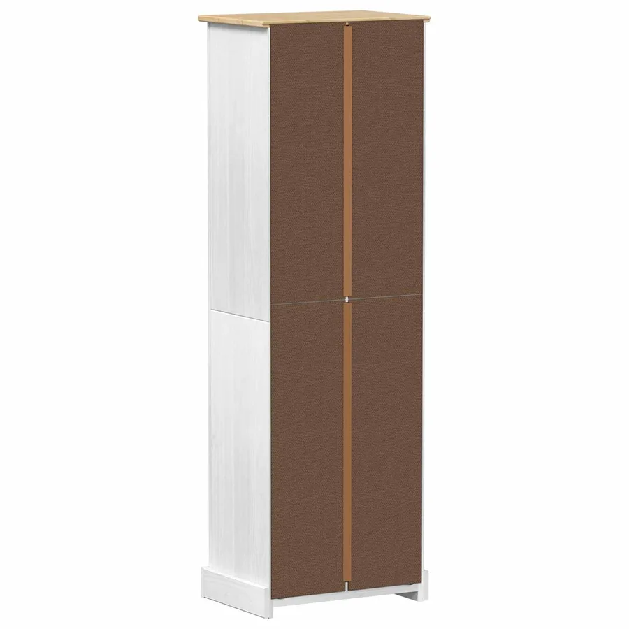 Armoires avec tiroir Blanc 55 x 38 x 170 cm Pin massif - 6