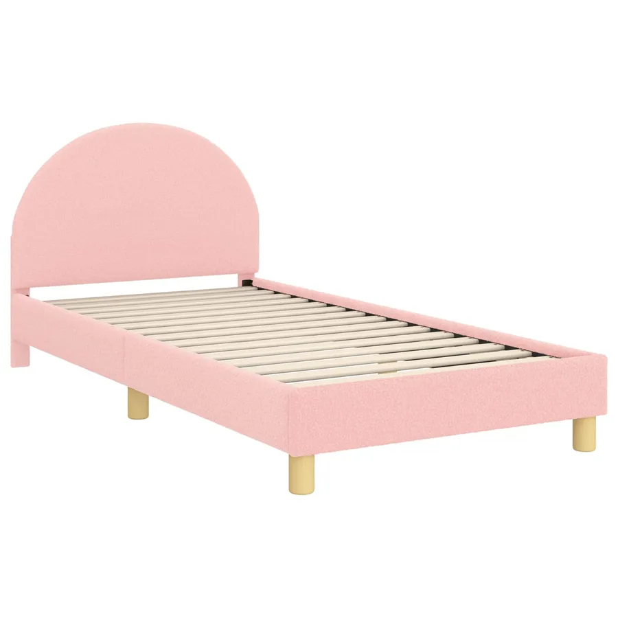 Cadre de lit pour enfants avec tête de lit Rose 80 x 200 cm - 2