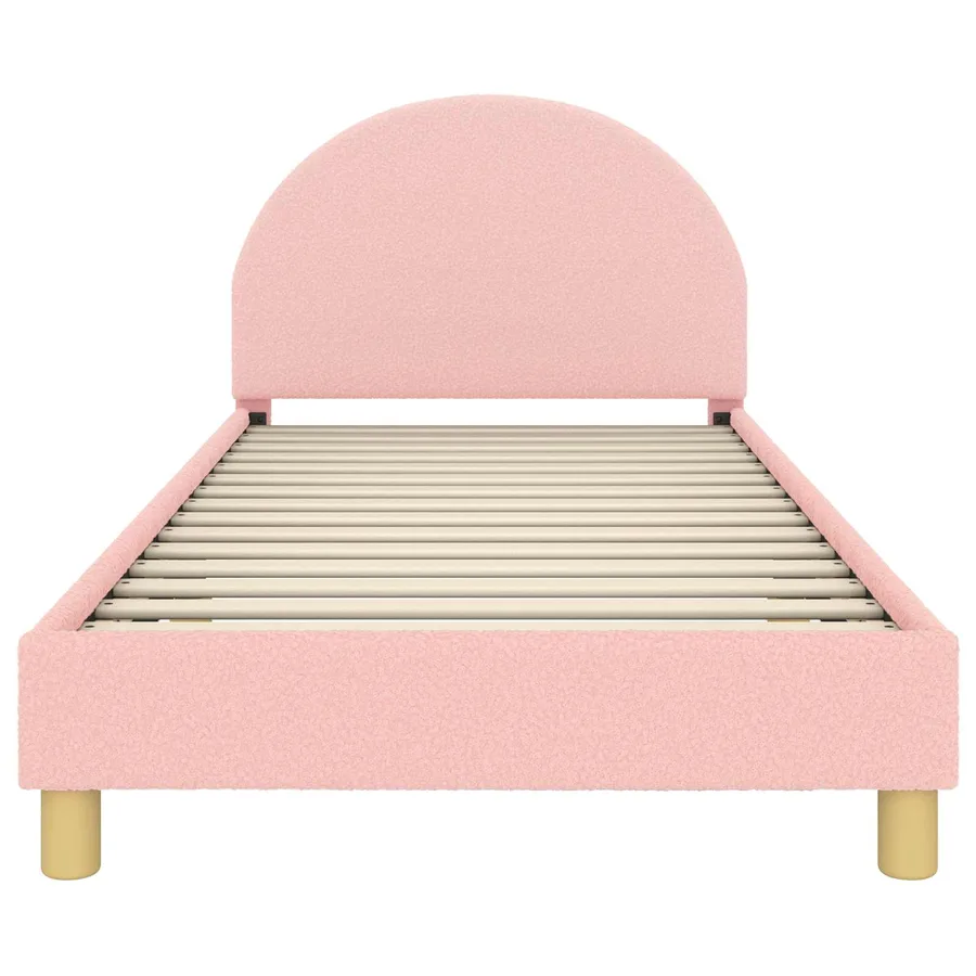 Cadre de lit pour enfants avec tête de lit Rose 80 x 200 cm - 4