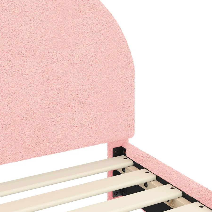 Cadre de lit pour enfants avec tête de lit Rose 80 x 200 cm - 7