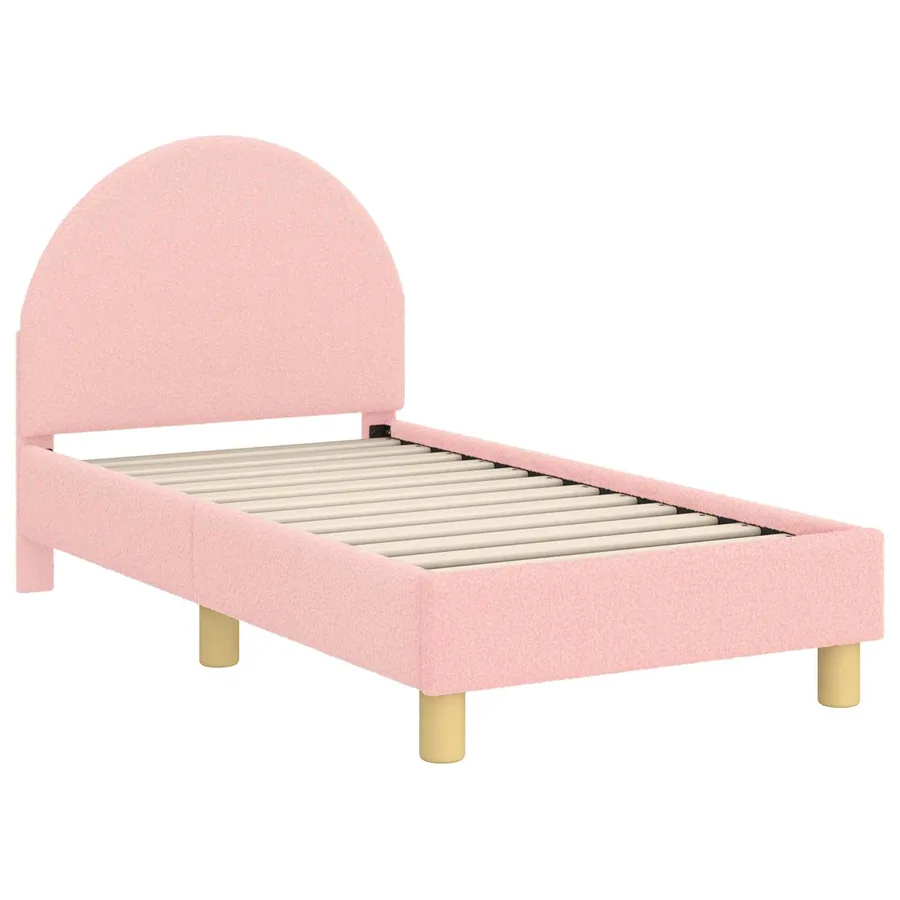 Cadre de lit pour tout-petit avec tête de lit Rose 70 x 140 cm - 2