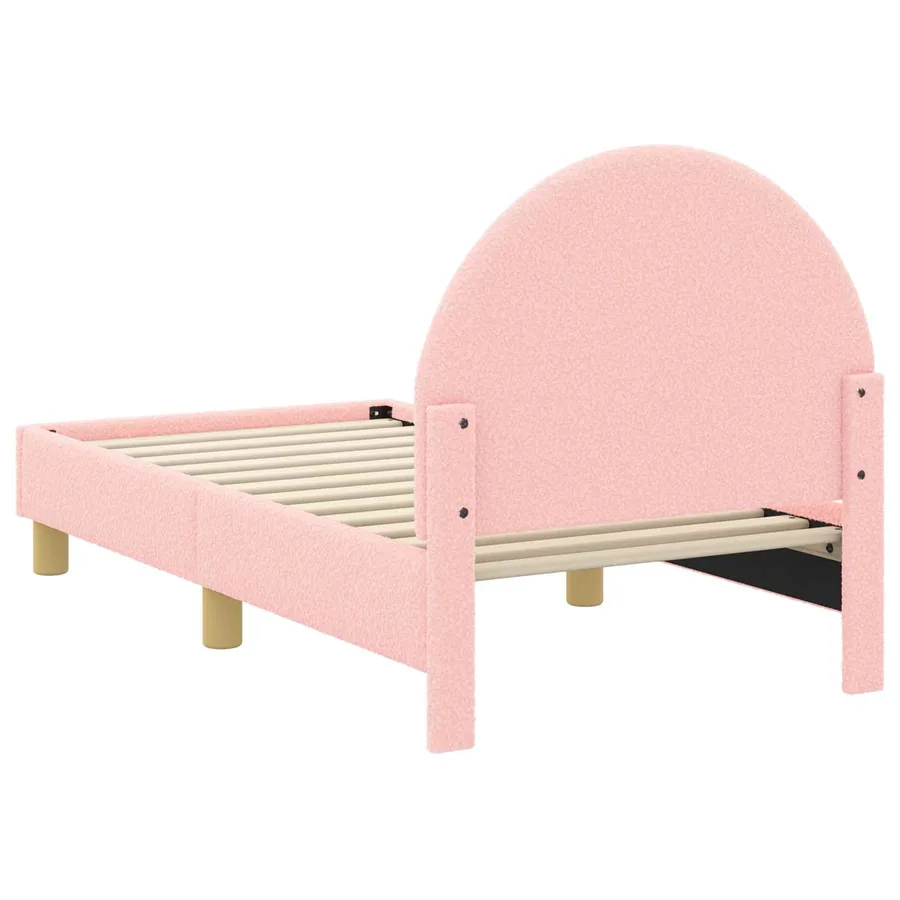 Cadre de lit pour tout-petit avec tête de lit Rose 70 x 140 cm - 6
