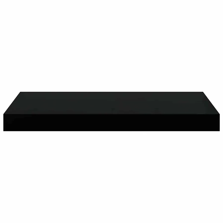 Étagères murales flottantes 2 pcs noir 50x23,5x3,8 cm MDF - 7