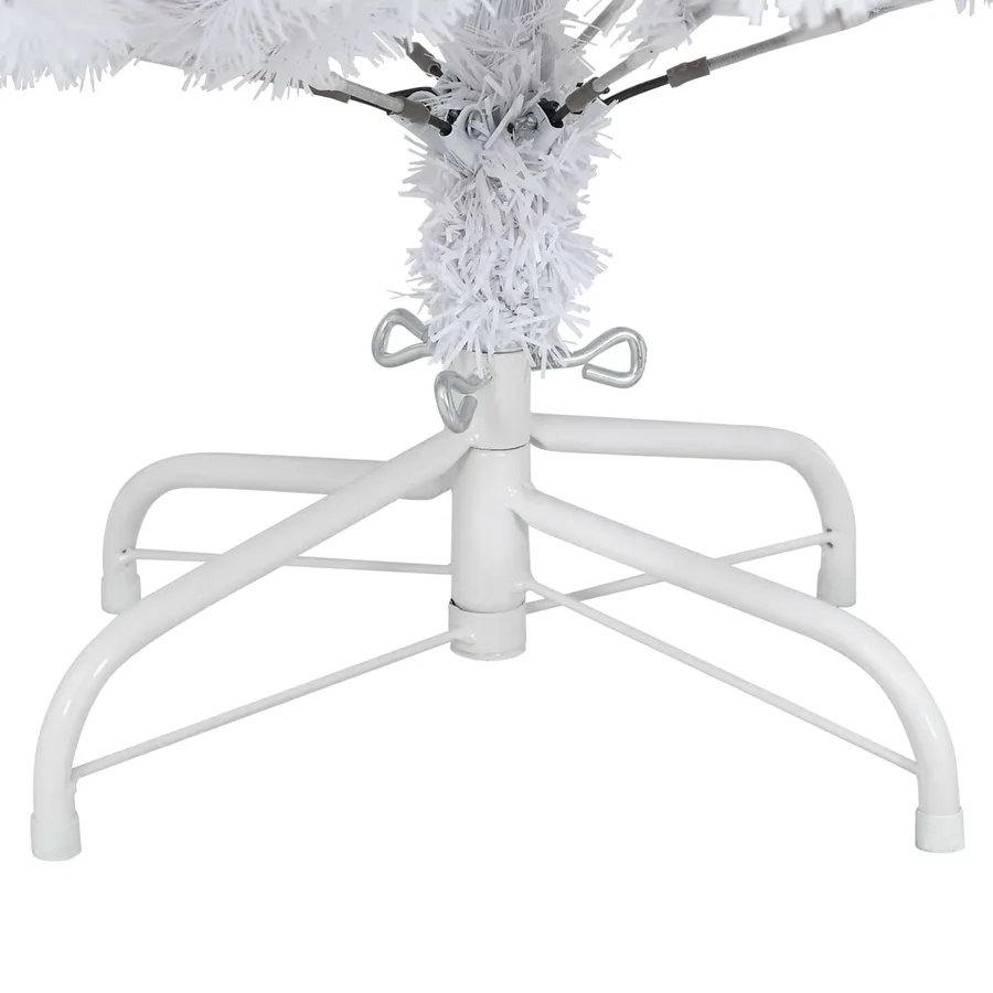 Sapin de Noël Artificiel à Branches Articulées Blanc 120 cm - 15