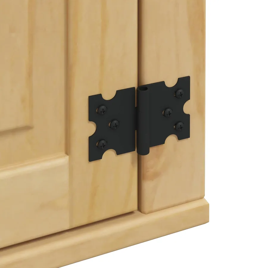 Armoire SKI Brun Miel 80 x 80 x 60 cm Pin massif - 9