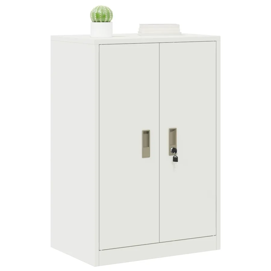 Armoire de rangement Blanc 60 x 40 x 90 cm Acier - 3