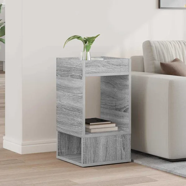 Table d'appoint Gris Sonoma 30 x 30 x 56 cm Bois d'ingénierie