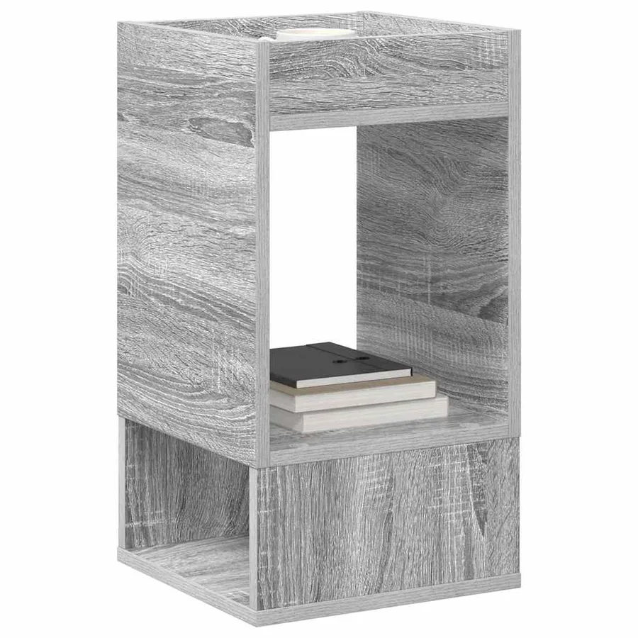 Table d'appoint Gris Sonoma 30 x 30 x 56 cm Bois d'ingénierie - 3